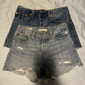 Women’s Levi wedgie shorts (2 pair)